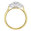 18ct Gold Oval & Pear Shaped Diamond Ring - 0.72,  0.19ct GVS1