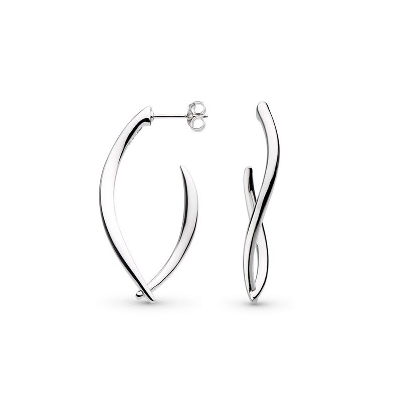 Kit Heath Twine Twist Link Grande Hoop Earrings | Save 24% off RRP