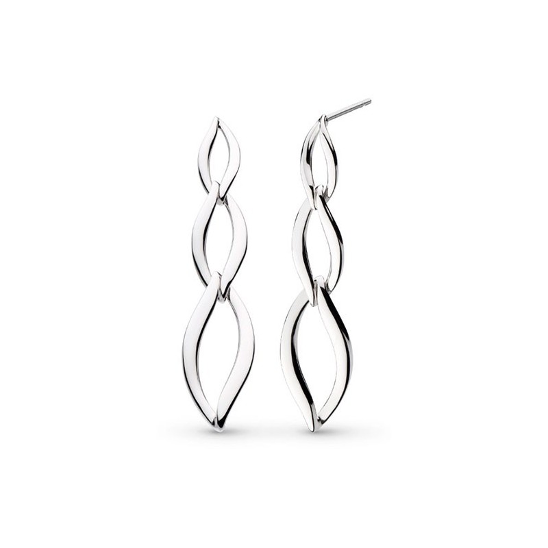 Save 25% off RRP | Kit Heath Entwine Twine Link Trio Drop Earrings