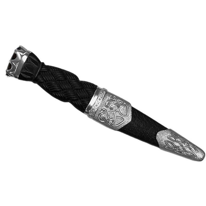 Celtic Art Pewter Stone Set Sgian Dubh