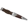 Save £127 off RRP - Sgian Dubh Edinburgh Hallmark Morar Silver & Mahogany 