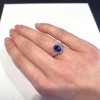 18ct White Gold Tanzanite & Diamond Ring - T 1.47  D 0.57