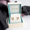 Kit Heath Desire Love Story Heart Stud Earrings | 25% off RRP