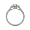 Platinum Three Stone Diamond Ring - 0.35cts