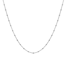 Hot Diamonds Silver Intermittent Bead Choker Necklet - CH123