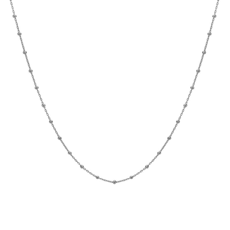 Hot Diamonds Silver Intermittent Bead Choker Necklet - CH123