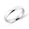 Platinum 3mm Deluxe Court Wedding Band | Macintyres of Edinburgh