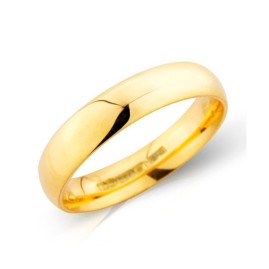 18ct Gold 4mm Deluxe Court Wedding Band | Macintyres of Edinburgh