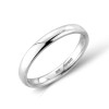 Platinum 2.5mm Deluxe Court Wedding Band | Macintyres of Edinburgh