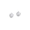 18ct White Gold 0.10ct Diamond Solitaire Earrings