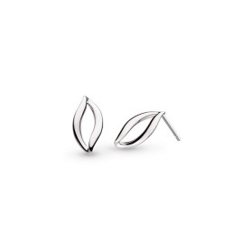 Kit Heath Silver Entwine Twine Link Stud Earrings - 41441RP