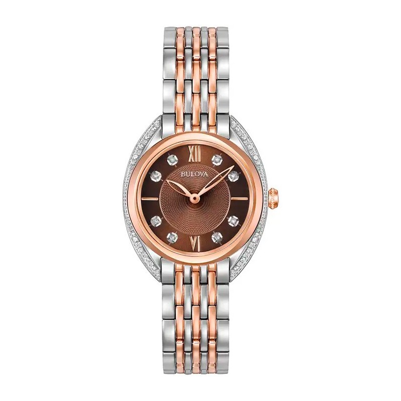 Bulova Ladies Classic Diamond Set Watch 98R230