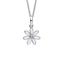 D for Diamond Daisy Pendant - P5367W