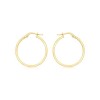 9ct Gold 35mm Wedding Band Hoop Earrings