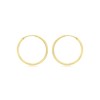 9ct Gold 22mm Sleeper Hoop Earrings