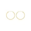 9ct Gold 18mm Sleeper Hoop Earrings