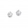 18ct Gold Diamond Solitaire Stud Earrings - 0.30cts