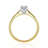 18ct Gold Oval Diamond Solitaire Ring - 0.50cts  D/VS2