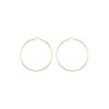 9ct Gold 70mm Large Hoop Earrings