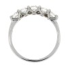 Platinum 5 Stone Diamond Eternity Ring - 1.04cts