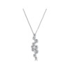 18ct White Gold Diamond Bubbles Necklet - 1.01cts