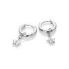 Hot Diamonds Mini Star Hoop Earrings - DE719