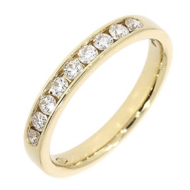 18ct Gold Channel Set Diamond Band - 0.30ct