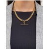 9ct Gold Solid Double Albert Chain Necklace - 63g