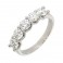 Platinum 5 stone Diamond Eternity Ring - 1.50cts
