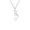 Hot Diamonds Sterling Silver Letter K Pendant - DP411