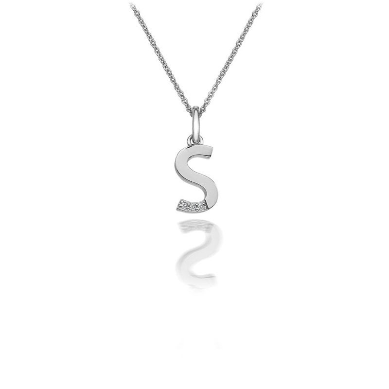 Hot Diamonds Sterling Silver Letter Pendant - DP419