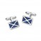  [25% off RRP] Ortak Scottish Saltire Flag Silver Cufflinks