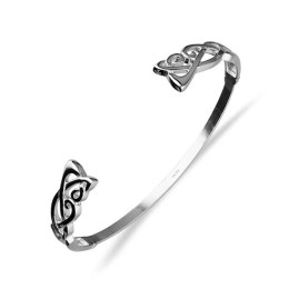 Ortak Sterling Silver Archibald Knox Bangle - BG3