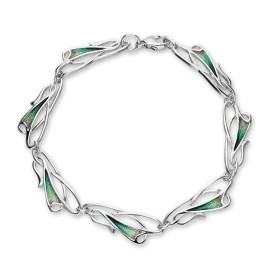 Ortak Archibald Knox Sterling Silver & Enamel Bracelet - EBL40