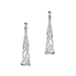 Ortak Sterling Silver Archibald Knox Drop Earrings - E329