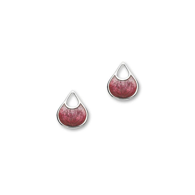 Ortak Silver Elements Teardrop Stud Earrings - EE416 Ignite