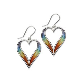 Ortak Astin Enamel Drop Heart Earrings - EE63 [27% off RRP]