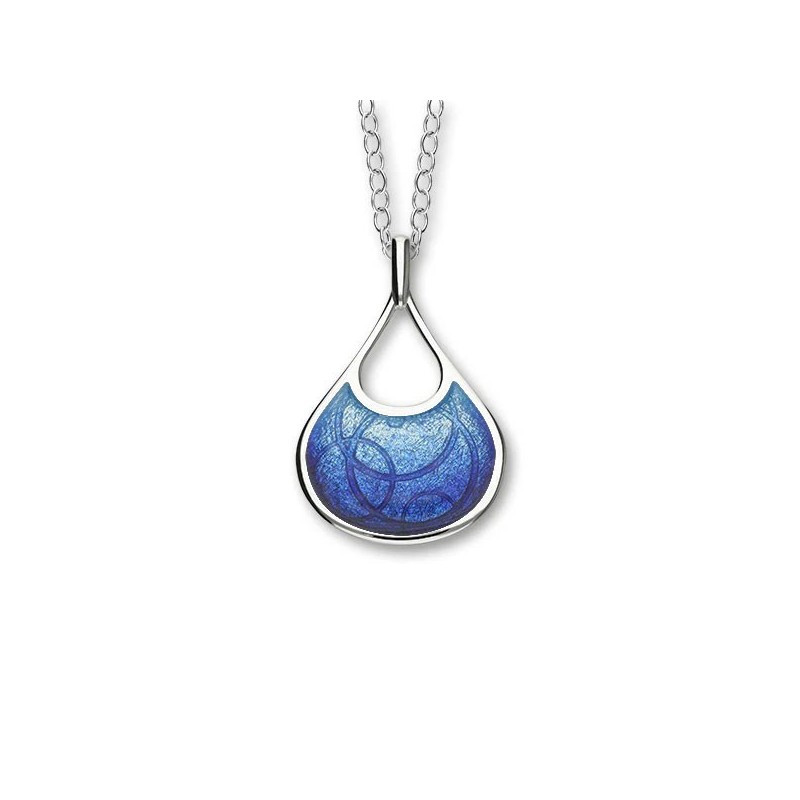 Ortak Elements Sterling Silver and Enamel Pendant - EP305