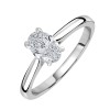 Platinum Oval Diamond Solitaire Ring - 0.80 D/VS2