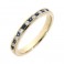 Gold Sapphire & Diamond Eternity Ring | Macintyres of Edinburgh