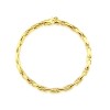 9ct Gold 7.5"Elongated Link Bracelet