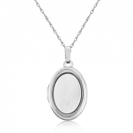 Sterling Silver & Mother of Pearl Locket