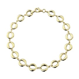 9ct Gold Fancy Oval Link Bracelet