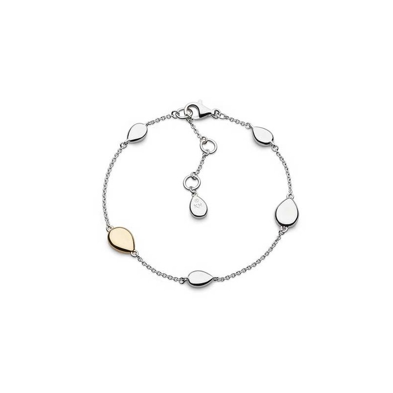 Kit Heath Coast Pebble Golden Station Bracelet - 70186GRP