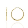 9ct Gold Graduated Creole Hoop Earrings