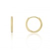 9ct Yellow Gold Solid 8mm Huggie Hoops