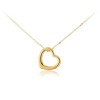 Floating Open Heart Necklace 9ct Gold | Macintyres of Edinburgh