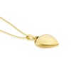 9ct Yellow Gold Heart Bottle Locket & Chain