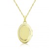 9ct Gold Diamond Locket & Chain