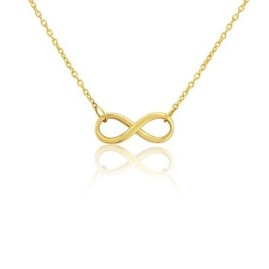 9ct Yellow Gold Infinity Necklet